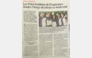 ARTICLE Le Dauphiné Libéré du 21.08.2026