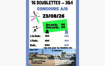 GRAND RETOUR A L'ESPERANCE BOULES DE VIEUGY