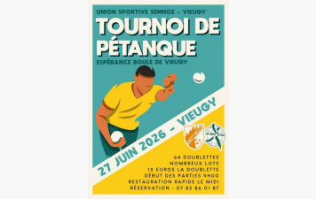 TOURNOI DE PÉTANQUE