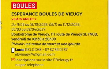 Les adhésions à 27€ par trimestre pour les enfants nés entre 2009 et 2018 sont ouvertes !