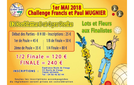 Affiche Challenge MUGNIER