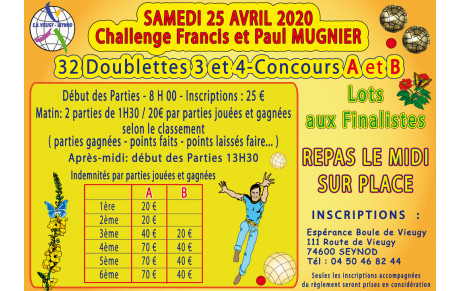 Affiche 32D Challenge Mugnier