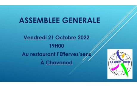 Assemblée Générale 2022