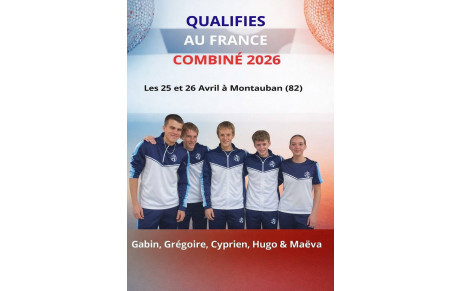 QUALIFIÉS CDF COMBINÉ JEUNES