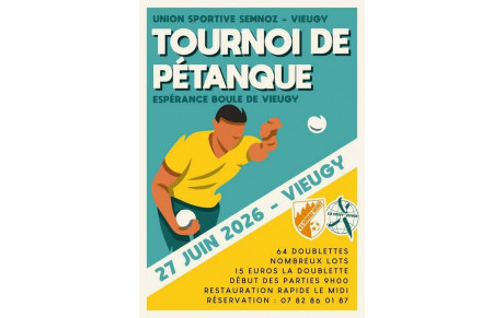 LE TOURNOI DE PETANQUE C'EST DEMAIN