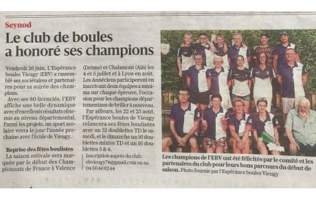 ARTICLE DAUPHINE LIBÉRÉ - 30/06/2026